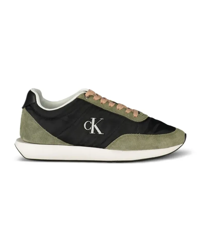 Calvin Klein Sneakers mit Einsätzen - Schwarz Schwarz