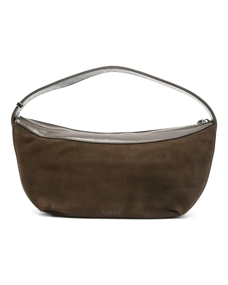 STAUD Demy zip shoulder bag - Braun Braun