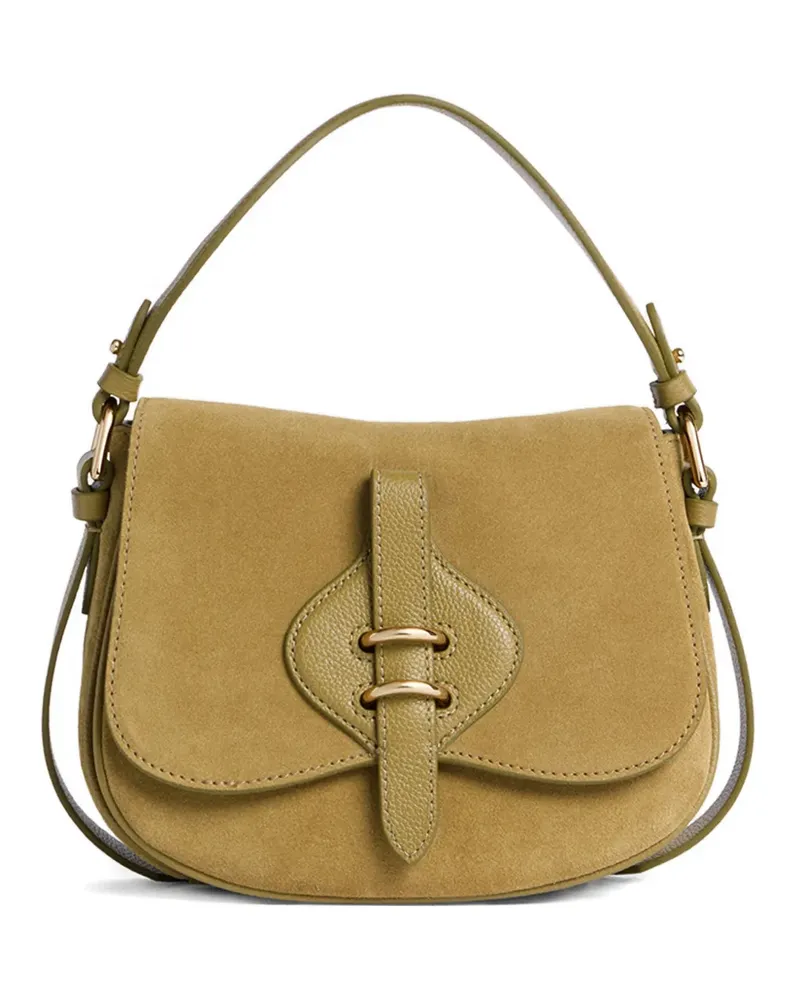 Coccinelle Kleine Mavery Schultertasche mit Schnallendetail - Grün Grün