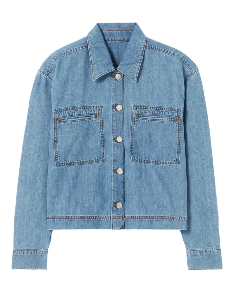 Claudie Pierlot Klassisches Jeanshemd - Blau Blau