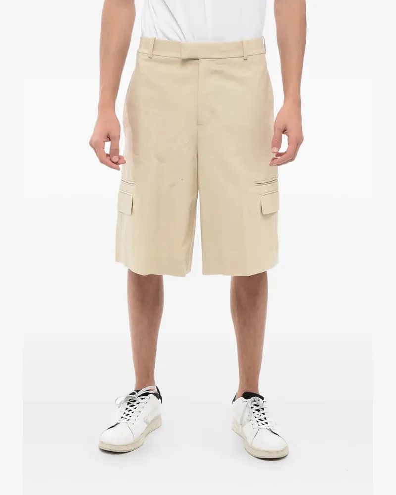 Alexander McQueen Shorts mit Klappentaschen - Blau Blau