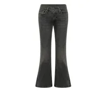 Low Slim Boot Jeans - Grau
