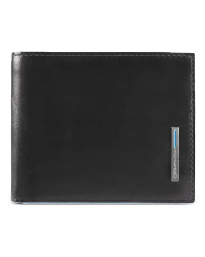 Piquadro Klassisches Portemonnaie - Schwarz Schwarz