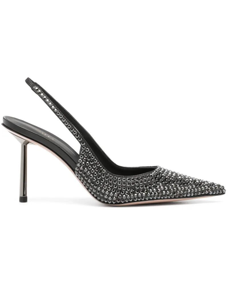 Le Silla Bella Pumps mit Kristallen 90mm - Schwarz Schwarz