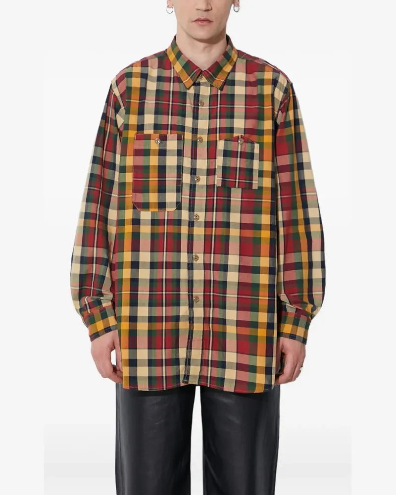 Engineered Garments Hemd mit Karomuster - Rot Rot