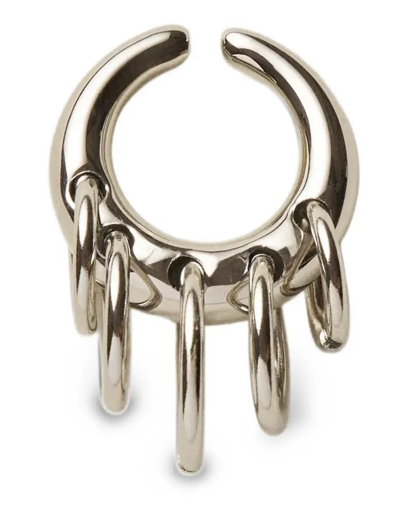 PANCONESI Pierced Circle single ear cuff - Silber Silber
