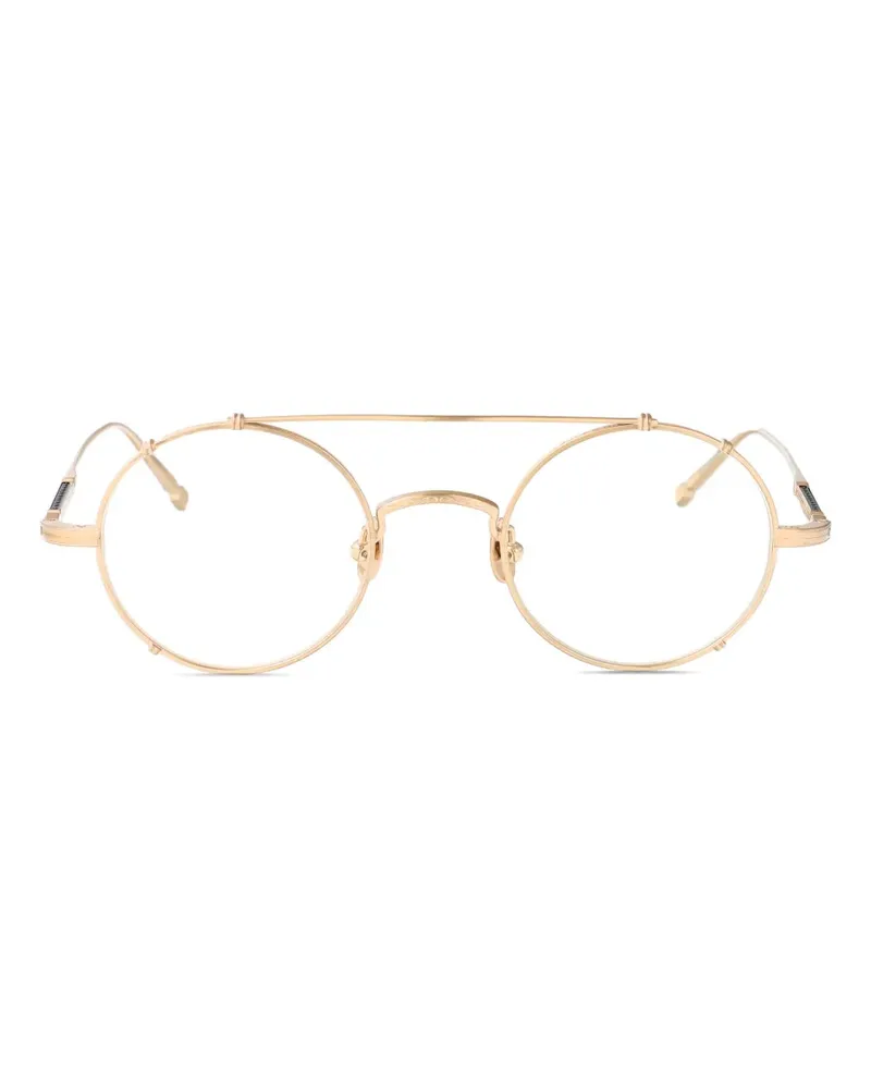 MATSUDA Brille mit rundem Gestell - Gold Gold