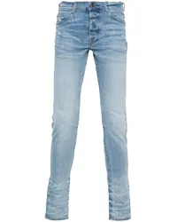 Amiri Stack Skinny-Jeans Blau