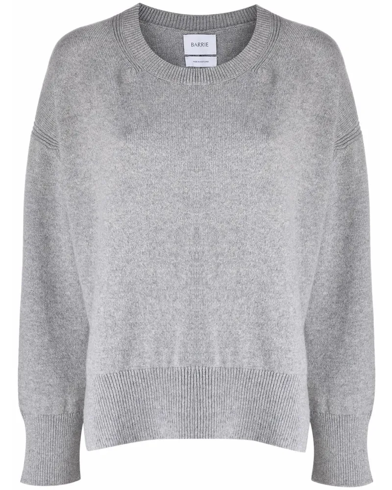 Barrie Klassischer Kaschmirpullover - Grau Grau