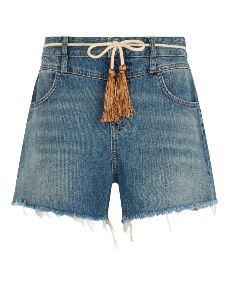 Liu Jo Ungesäumte Shorts - Blau Blau