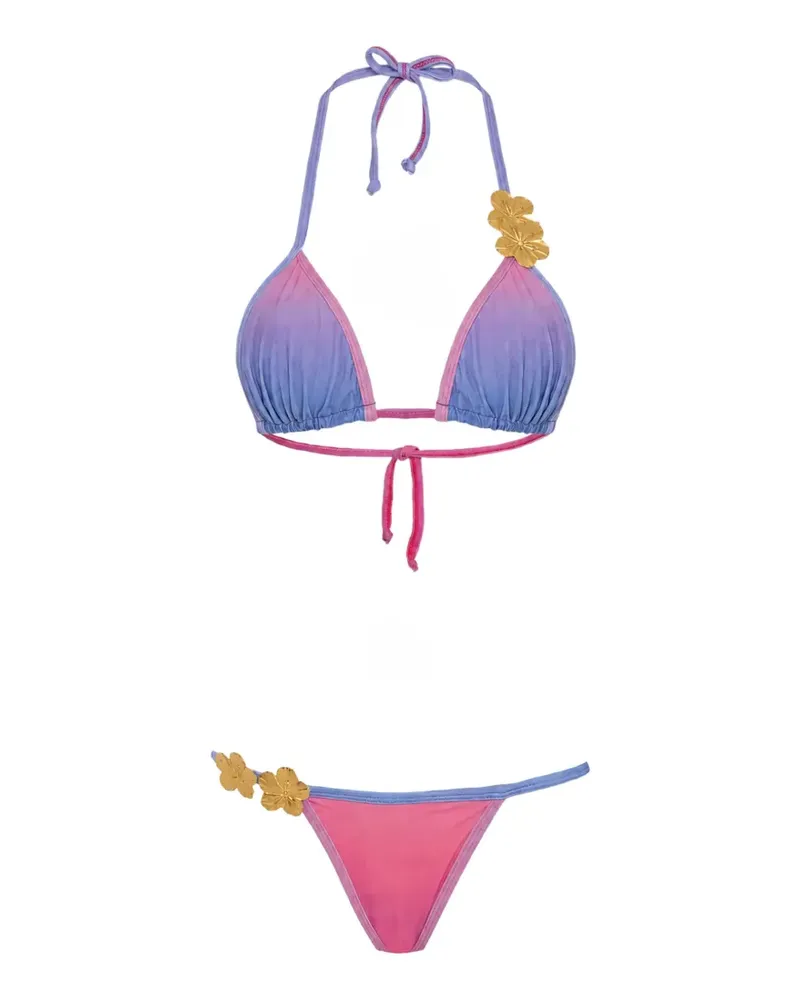 Amir Slama x Tati Barbieri Bikini mit Farbverlauf - Rosa Rosa