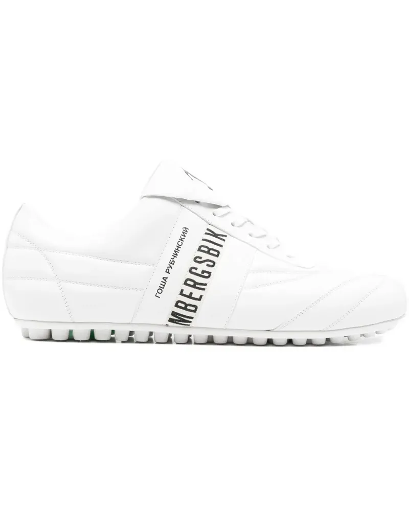 Bikkembergs Soccer Sneakers mit Logo - Weiß Weiß