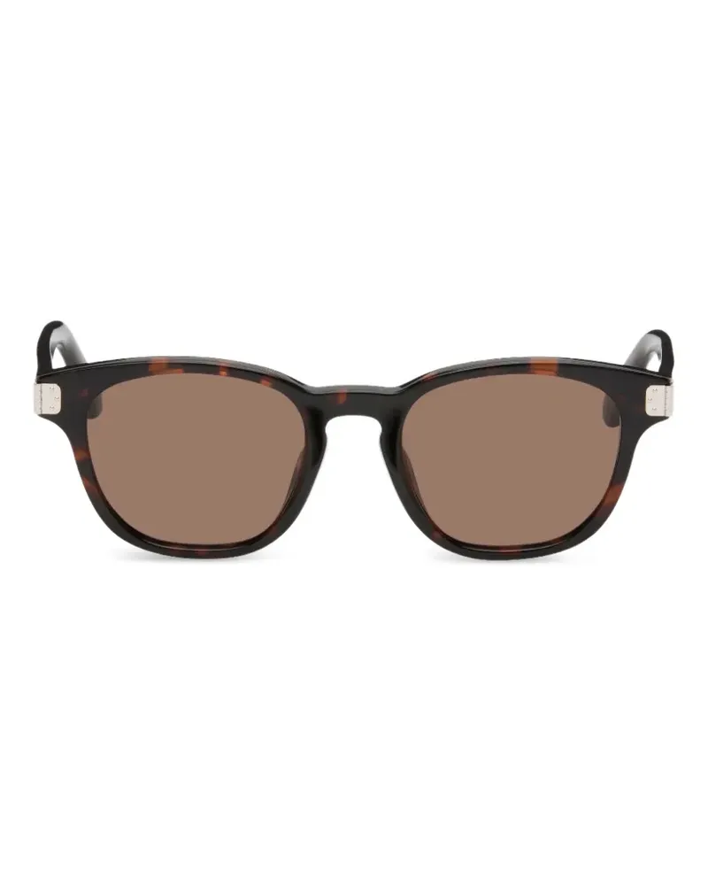 Maison Margiela Sonnenbrille mit rundem Gestell - Braun Braun
