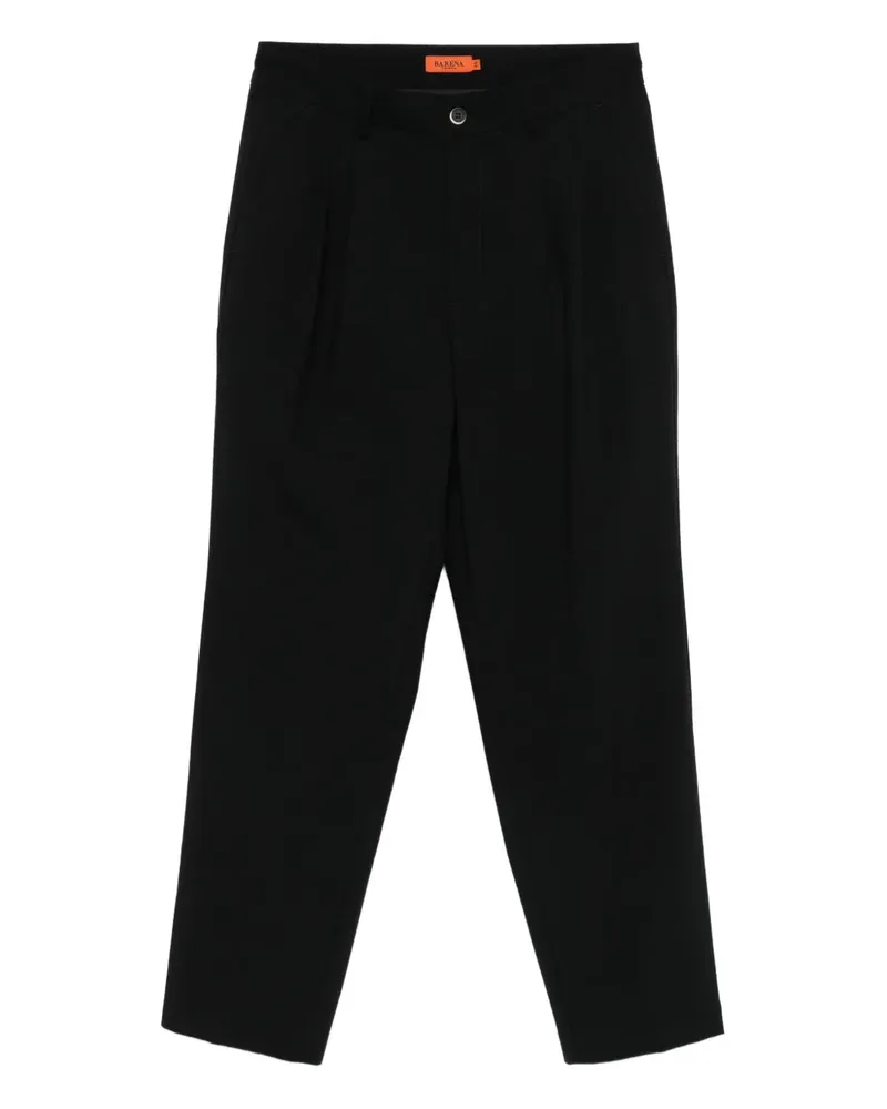 BARENA pleated-front tailored trousers - Schwarz Schwarz