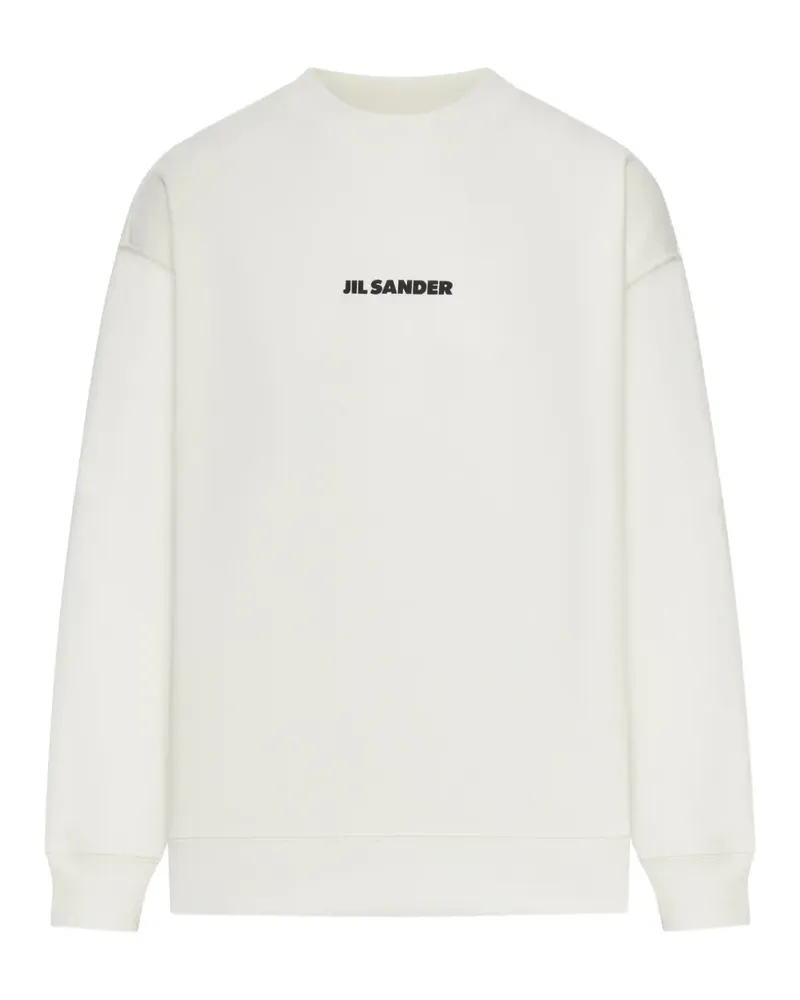 Jil Sander logo-print sweatshirt - Weiß Weiß