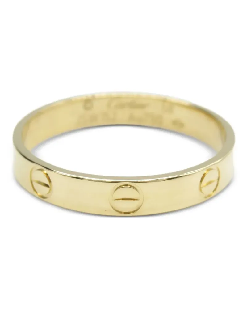 Cartier 2010s 18kt Mini Love Gelbgoldring Gold