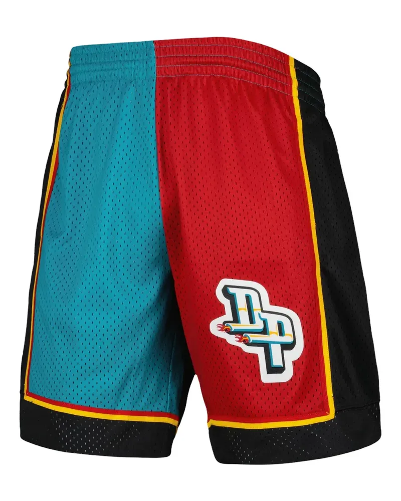 Mitchell & Ness NBA Detroit Pistons 1998 Swingman Shorts - Rot Rot