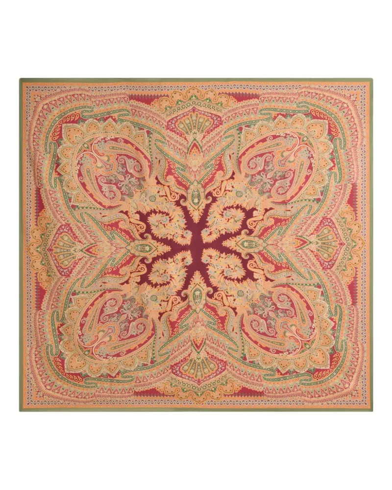 Etro Schal mit Paisley-Print - Orange Orange