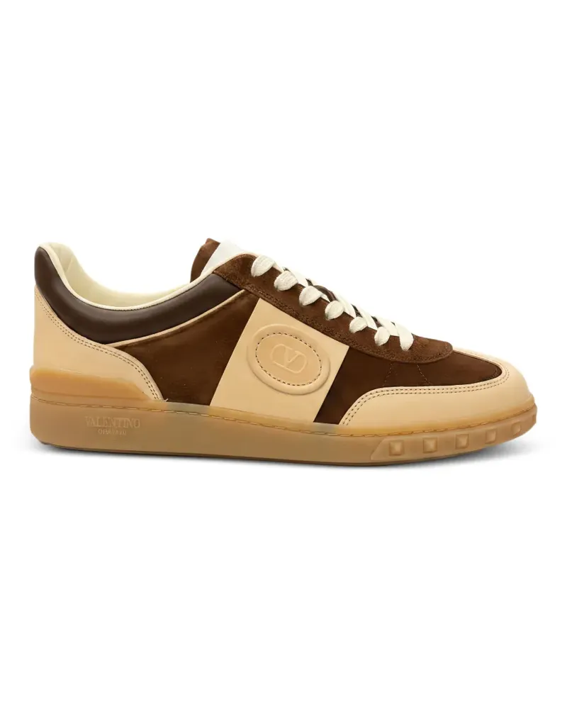 Valentino Garavani Upvillage Sneakers aus Wildleder und Nappaleder - Braun Braun
