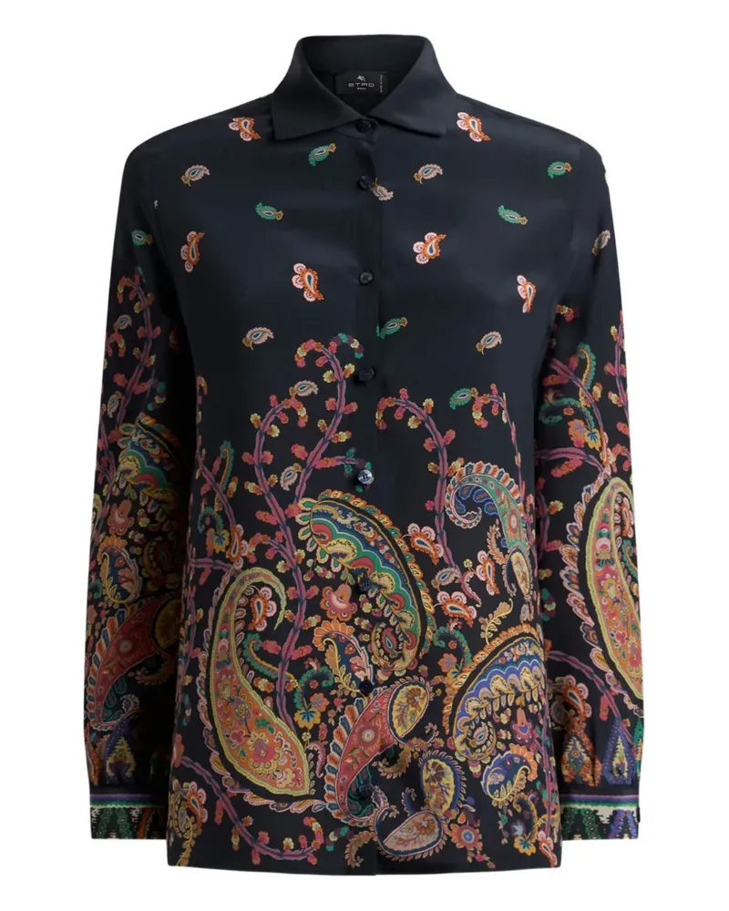 Etro paisley-print shirt - Blau Blau