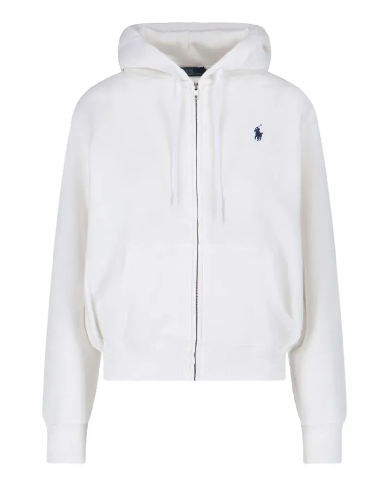 Ralph Lauren Kapuzenjacke mit Reißverschluss - Weiß Weiß