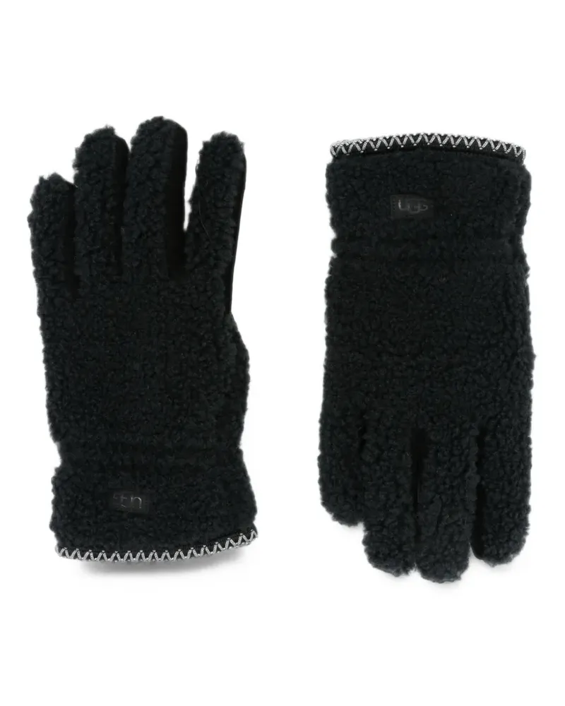 UGG Handschuhe aus Faux Fur - Schwarz Schwarz