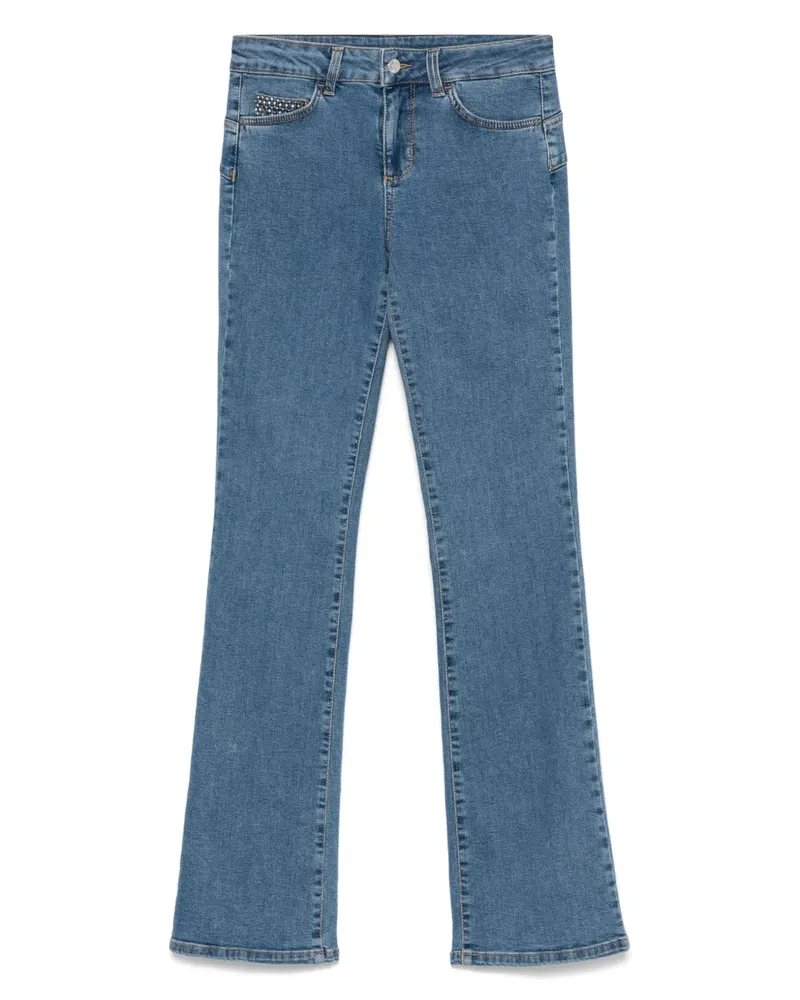 Liu Jo Strassverzierte Jeans - Blau Blau