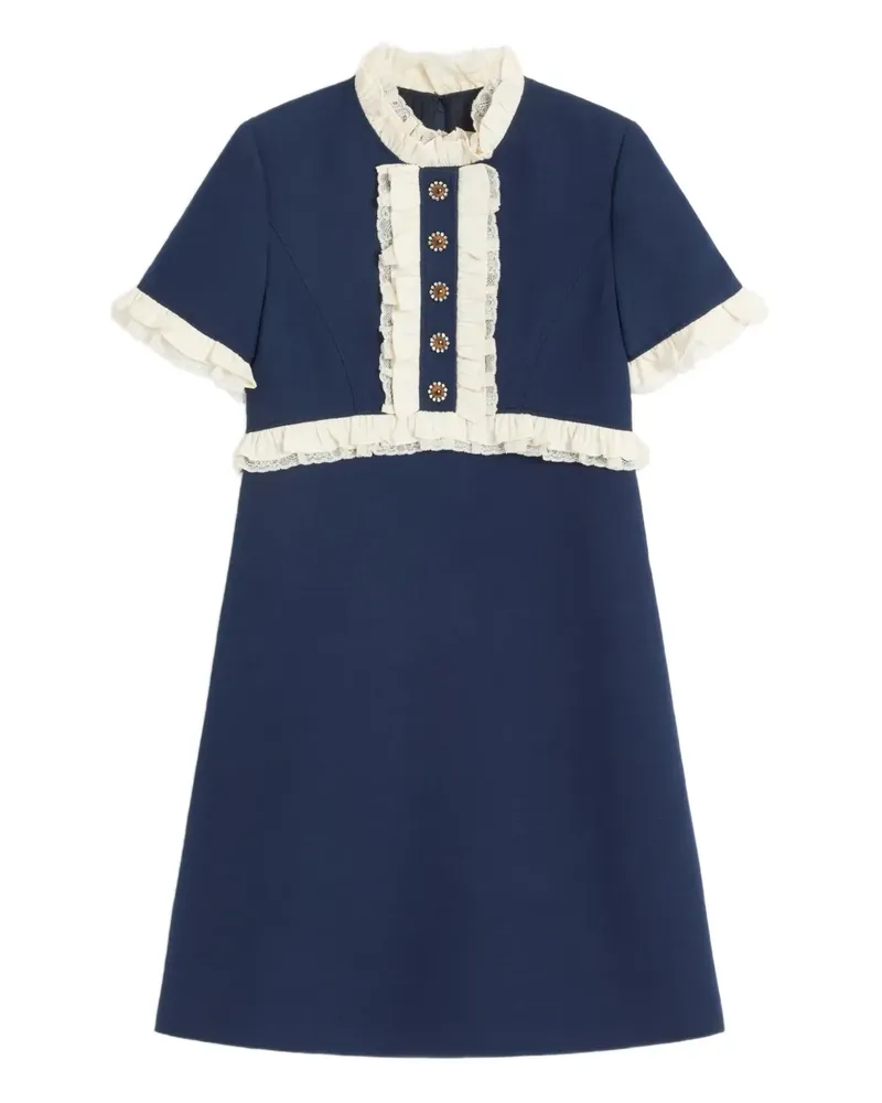 Valentino Garavani Crepe Couture Minikleid - Blau Blau