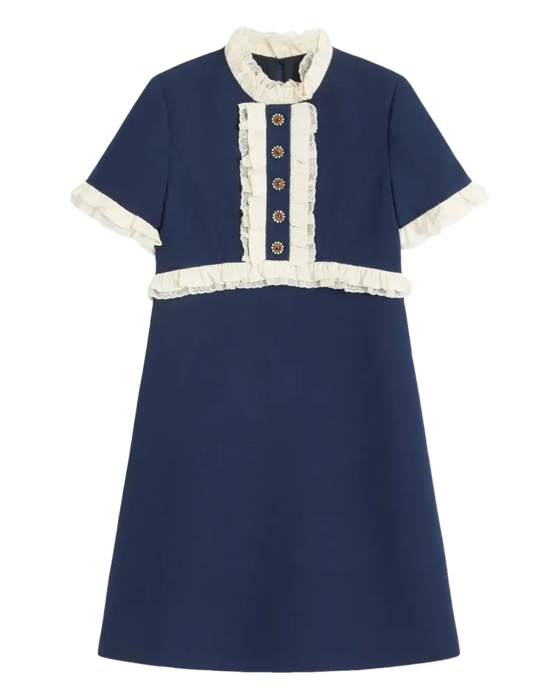 Valentino Garavani Crepe Couture Minikleid - Blau Blau