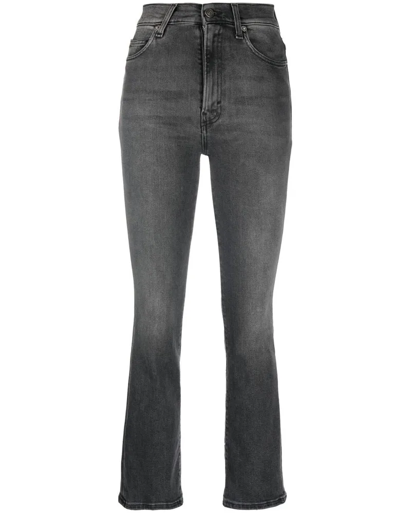 Haikure Jeans mit Stone-Wash-Effekt - Blau Blau