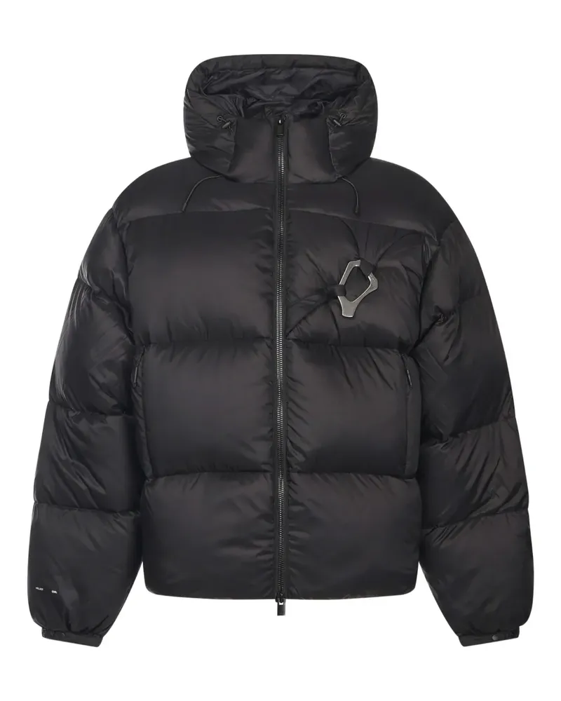 Heliot Emil Lumen hooded puffer jacket - Schwarz Schwarz