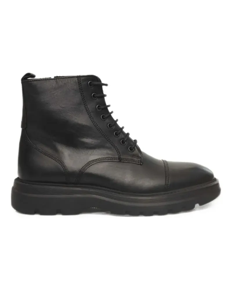 Cerruti 1881 lace-up leather boots - Schwarz Schwarz