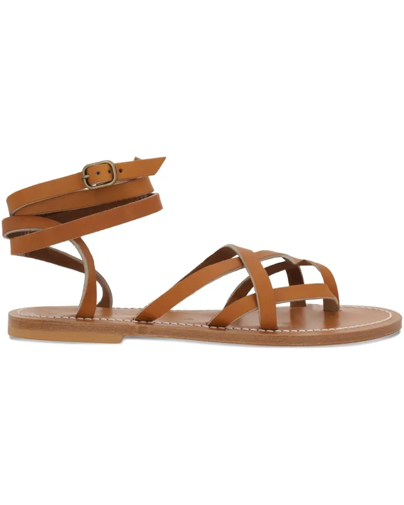 K.Jacques  Zenobie Sandalen mit Zehensteg - Braun Braun