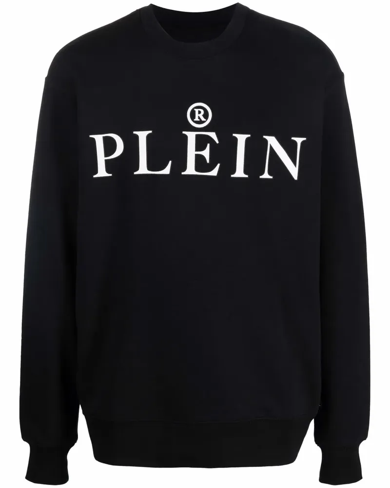 Philipp Plein Sweatshirt mit Rundhalsausschnitt - Schwarz Schwarz