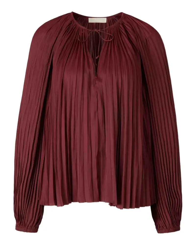 Ulla Johnson Electra Bluse mit langen Ärmeln - Rot Rot