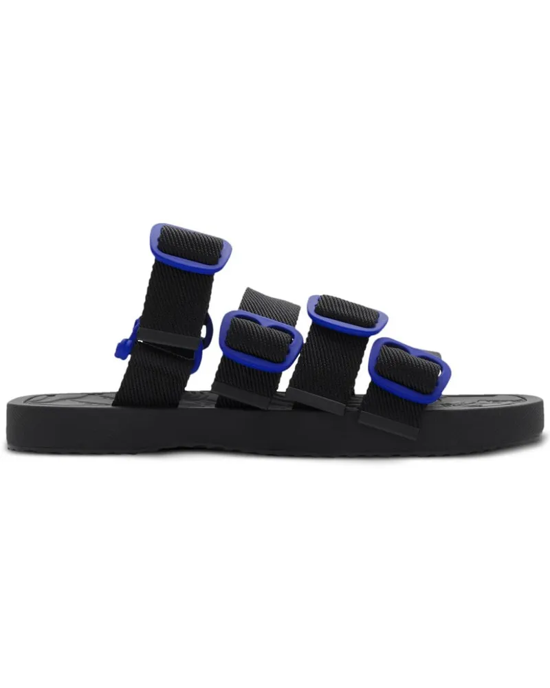 Burberry Sandalen mit Nylonriemen - Schwarz Schwarz