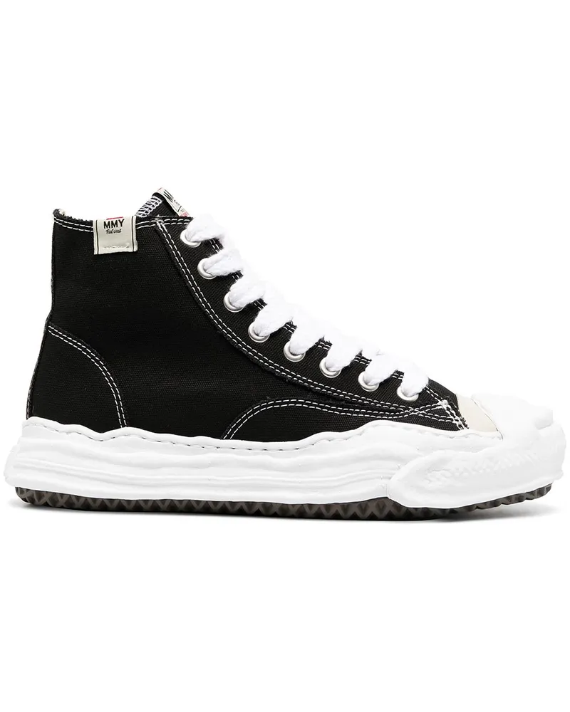 MIHARAYASUHIRO High-Top-Sneakers mit Logo - Schwarz Schwarz