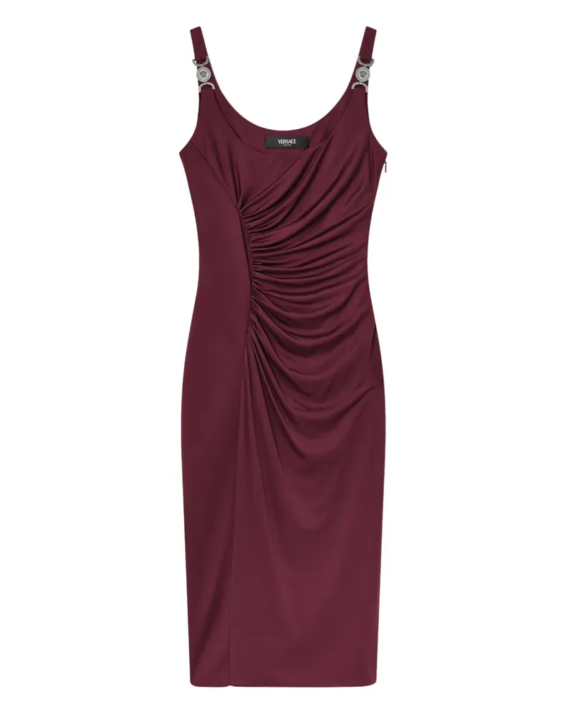 Versace Medusa-hardware midi dress - Rot Rot