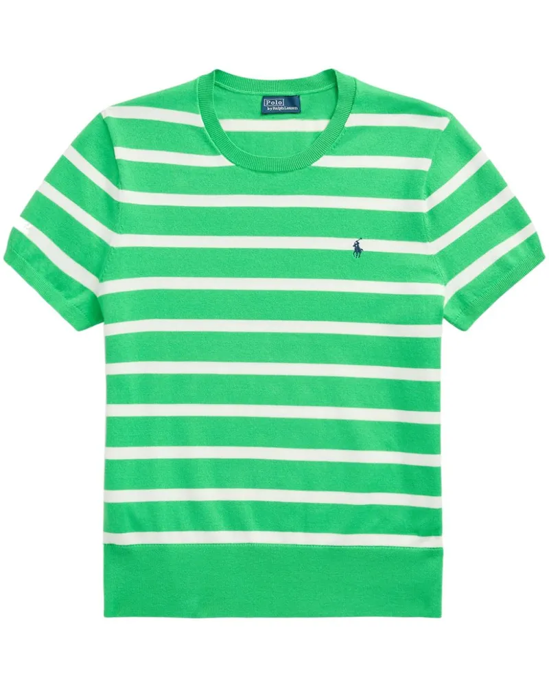 Ralph Lauren Kurzärmeliges Strickoberteil - Grün Grün