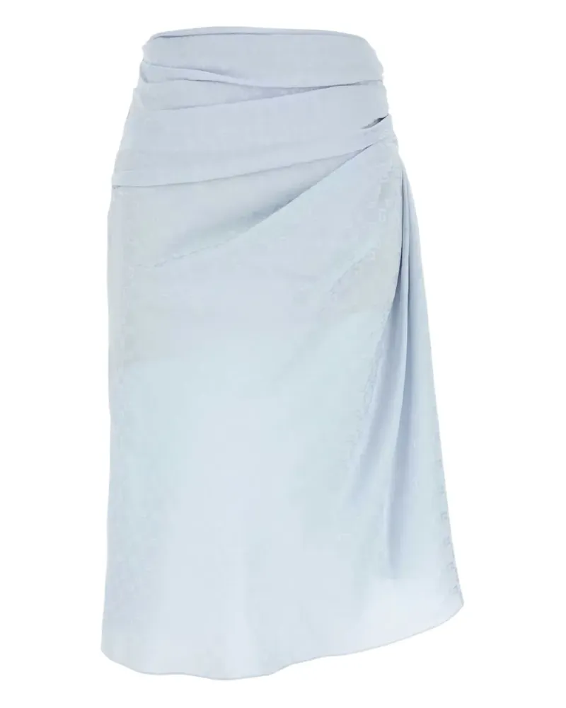 Givenchy Midirock aus Seide - Blau Blau