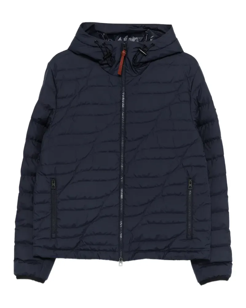 Moncler hooded zip-fastening jacket - Blau Blau