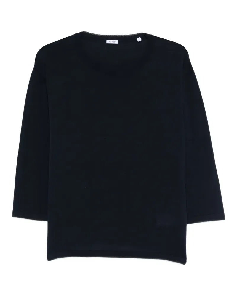 ASPESI Langärmeliges Oberteil - Blau Blau