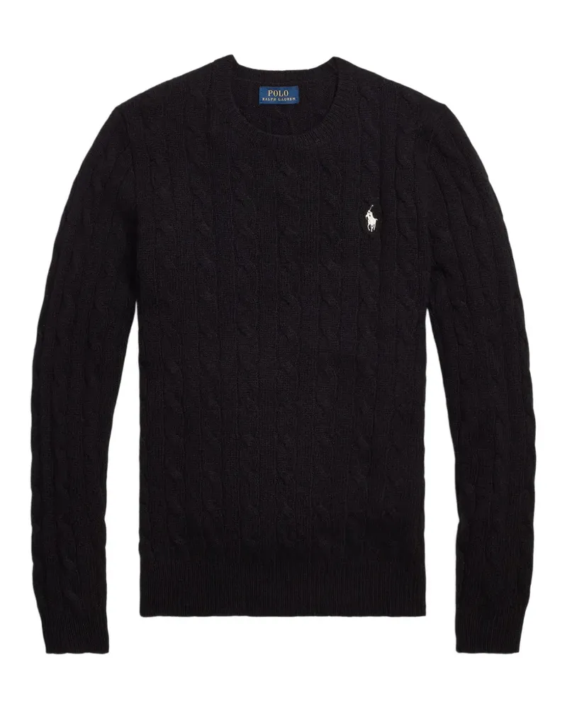 Ralph Lauren Pullover mit Zopfmuster - Schwarz Schwarz