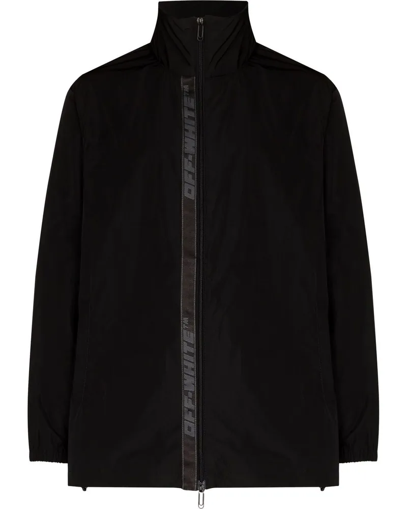 OFF-WHITE Leichte Jacke mit Industrial-Riemen Schwarz