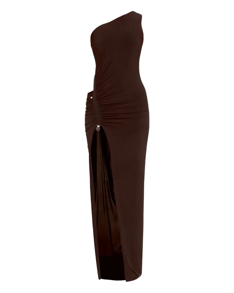 NISSA one-shoulder cut-out maxi dress - Braun Braun