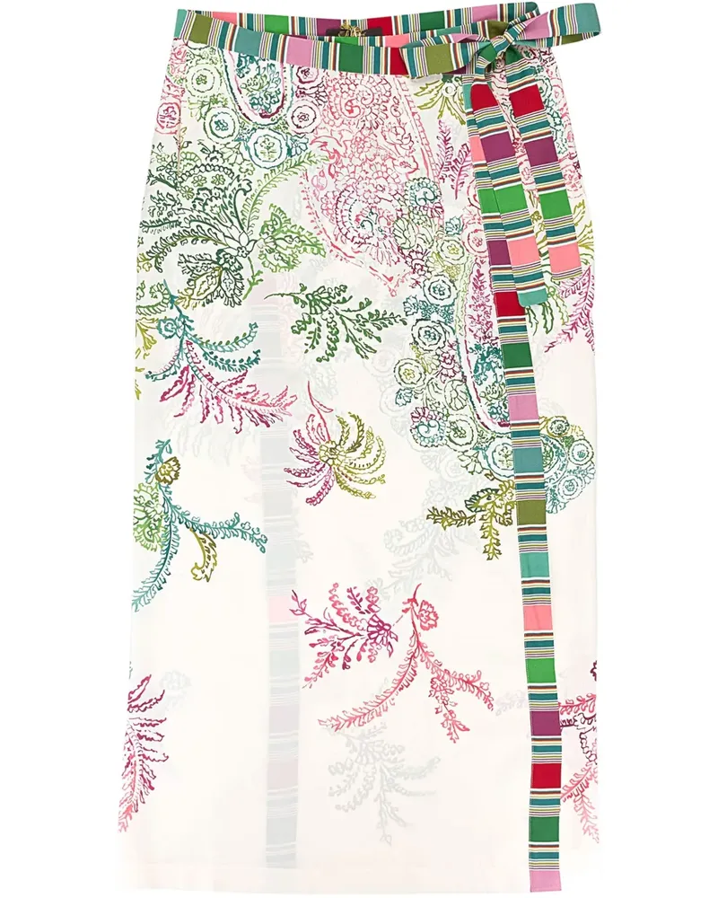 Loro Piana Rock mit Blumen-Print - Blau Blau