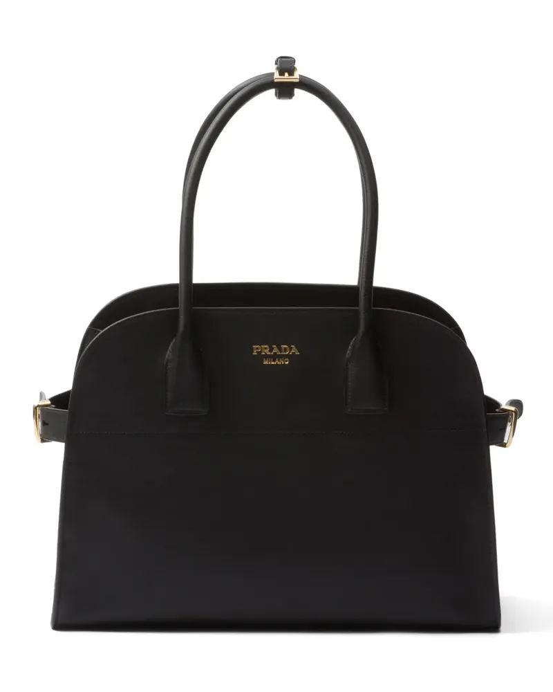 Prada Mittelgroßer Shopper - Schwarz Schwarz