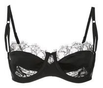 Balconette-BH mit Spitze - Schwarz