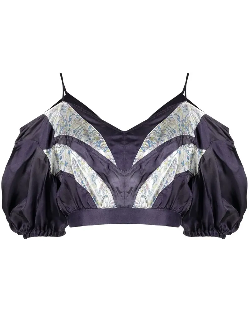 Isabel Marant Berit Cropped-Top - Violett Violett