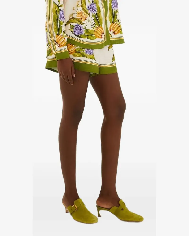 FARM Rio Shorts mit Blumen-Print - Nude Nude
